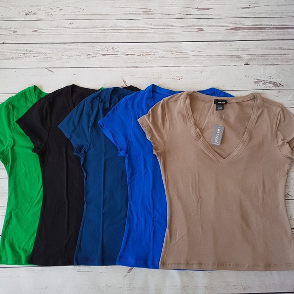 Wet Seal Tops - Lot of Basic T-shirts